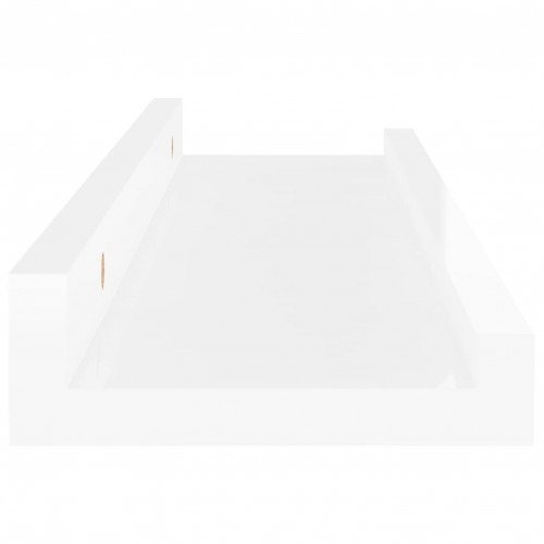 Wall Shelves 4 pcs High Gloss White 15.7"x3.5"x1.2"