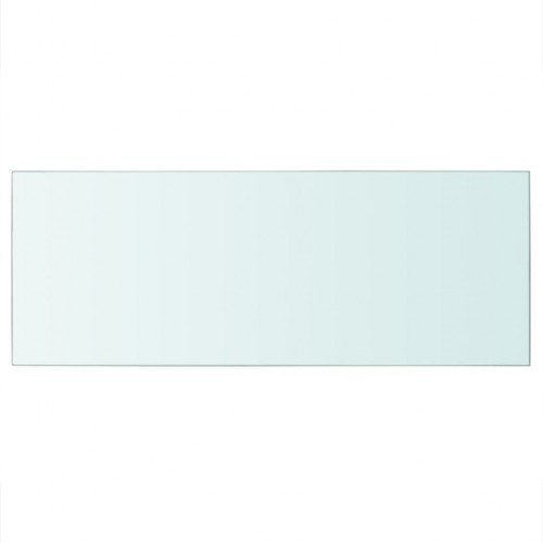 Shelves 2 pcs.glass transparent 60 x 25 cm